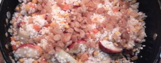 Шаг 1: фруктово-овощного ризотто