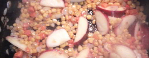 Шаг 3: фруктово-овощного ризотто