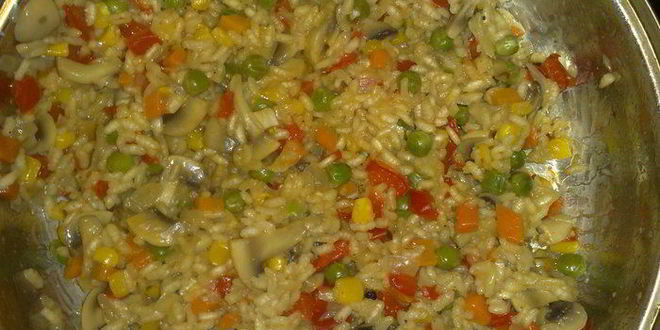 Рецепт овощного ризотто