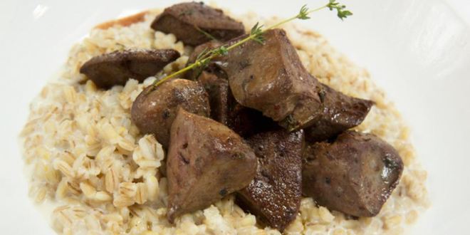 Рецепт ризотто из перловки с индейкой