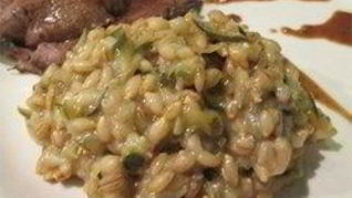 Рецепт Ризотто из перловки с кабачками