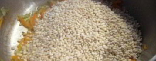 Шаг 1: ризотто из перловки