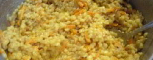 Шаг 3: ризотто из перловки