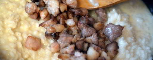 Шаг 3: ризотто карбонара