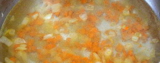 Шаг 1: ризотто с белой рыбой венере