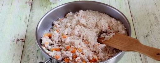 Шаг 5: ризотто с фаршем