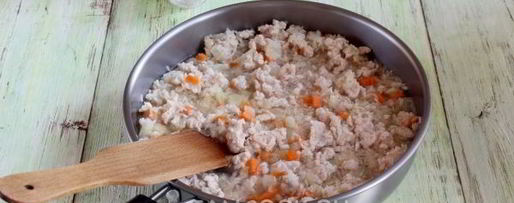 Шаг 6: ризотто с фаршем