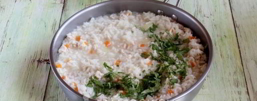 Шаг 7: ризотто с фаршем