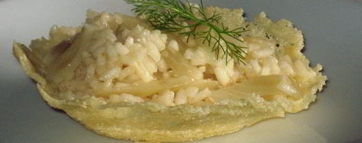 Шаг 4: ризотто с фенхелем в сырных корзиночках