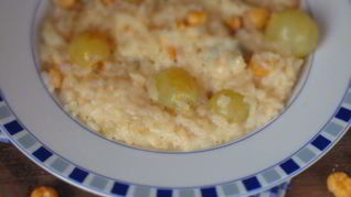 Рецепт Ризотто с горгонзолой и виноградом