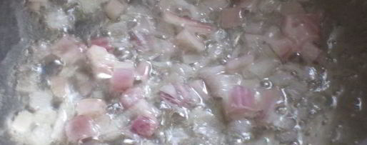 Шаг 1: ризотто с горгонзолой и виноградом