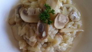 Рецепт Ризотто с грибами и луком