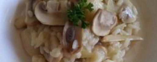 Шаг 6: ризотто с грибами и луком