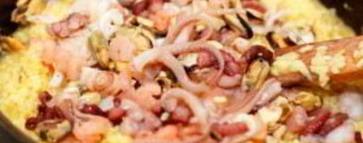 Шаг 4: ризотто с коктейлем из морепродуктов