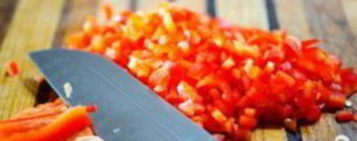 Шаг 1: ризотто с красным перцем