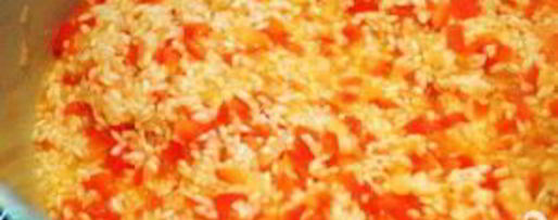 Шаг 10: ризотто с красным перцем