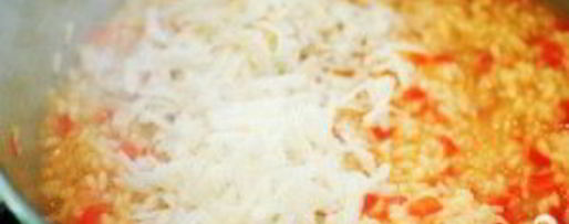 Шаг 13: ризотто с красным перцем