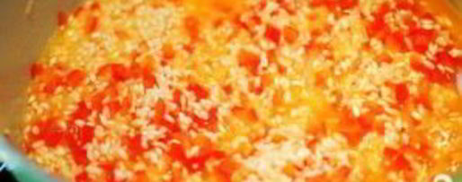 Шаг 9: ризотто с красным перцем