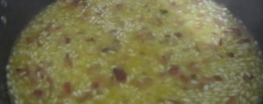 Шаг 4: ризотто с креветками