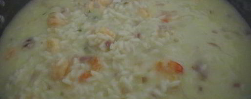 Шаг 5: ризотто с креветками