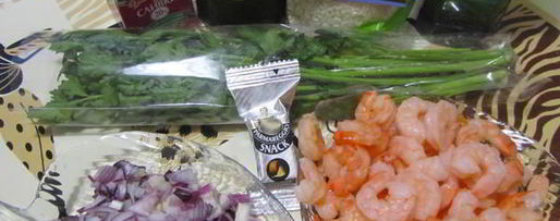 Шаг 6: ризотто с креветками