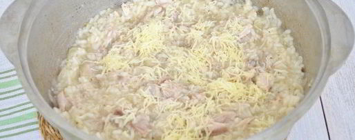 Шаг 9: ризотто с курицей и пармезаном