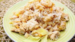 Рецепт Ризотто с курицей и соевым соусом