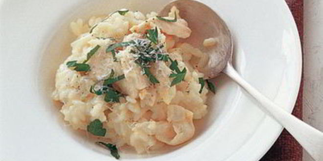 Рецепт ризотто с курицей и вермутом