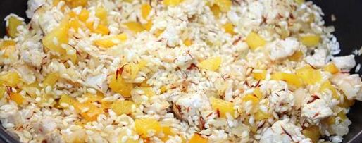 Шаг 2: ризотто с курицей