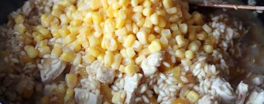 Шаг 3: ризотто с курицей