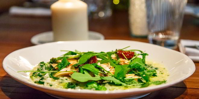 Рецепт ризотто с лососем