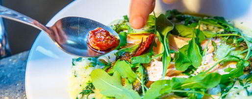 Шаг 5: ризотто с лососем