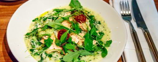 Шаг 6: ризотто с лососем