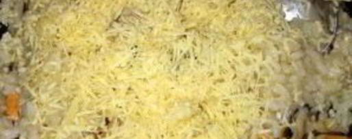 Шаг 4: ризотто с мидиями