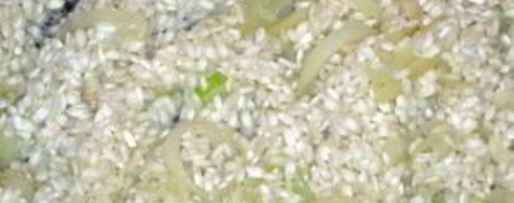 Шаг 2: ризотто с миндалем