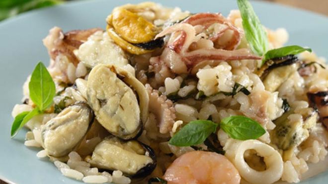 Рецепт Ризотто с морепродуктами