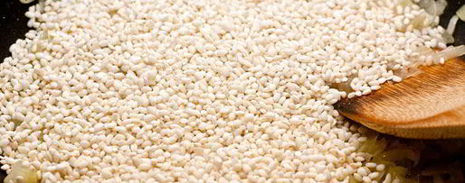 Шаг 3: ризотто с морскими гребешками и шампанским