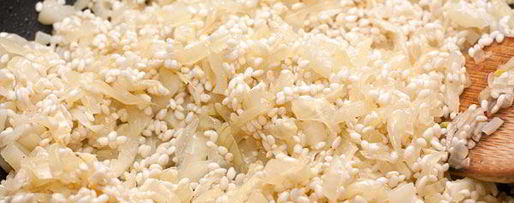 Шаг 4: ризотто с морскими гребешками и шампанским