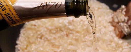 Шаг 5: ризотто с морскими гребешками и шампанским