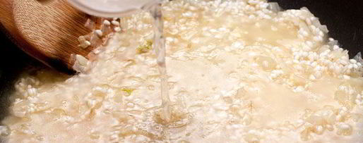 Шаг 7: ризотто с морскими гребешками и шампанским