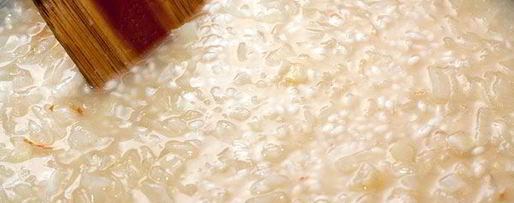 Шаг 9: ризотто с морскими гребешками и шампанским