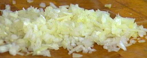 Шаг 2: ризотто с мятой и ветчиной