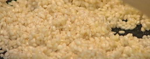 Шаг 5: ризотто с мятой и ветчиной