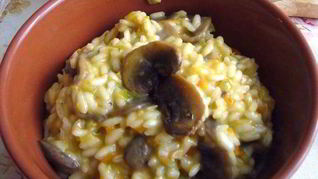 Рецепт Ризотто с овощами и грибами