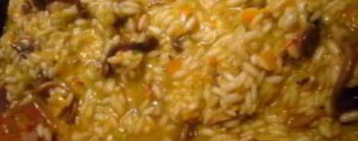 Шаг 5: ризотто с овощами и грибами