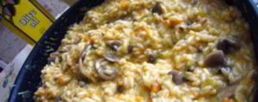 Шаг 7: ризотто с овощами и грибами