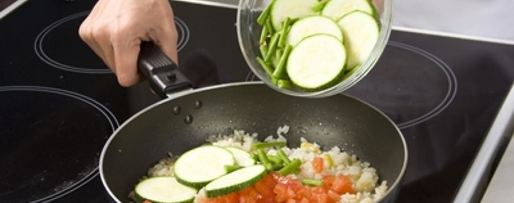 Шаг 1: ризотто с овощами