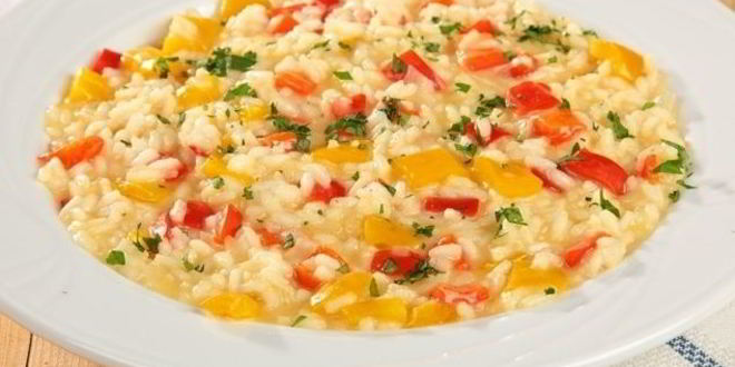 Рецепт ризотто с перцем