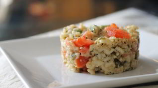 Рецепт Ризотто с помидорами и спаржей