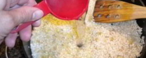 Шаг 2: ризотто с помидорами и спаржей